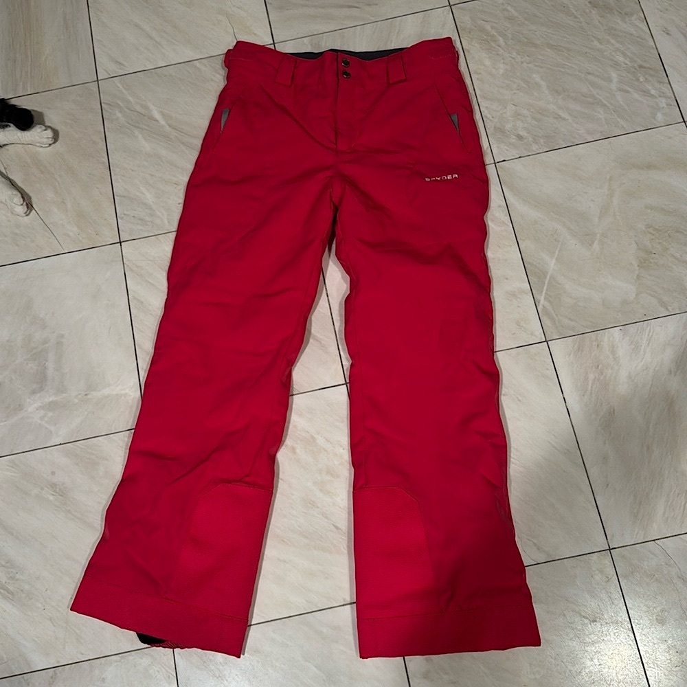 Big Kids Size 16 Youth Spyder Pink Snow Pants